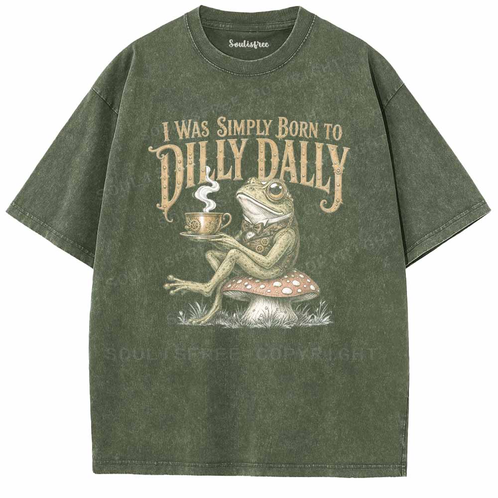 Soulisfree Born to Dilly Dally Washed Tee