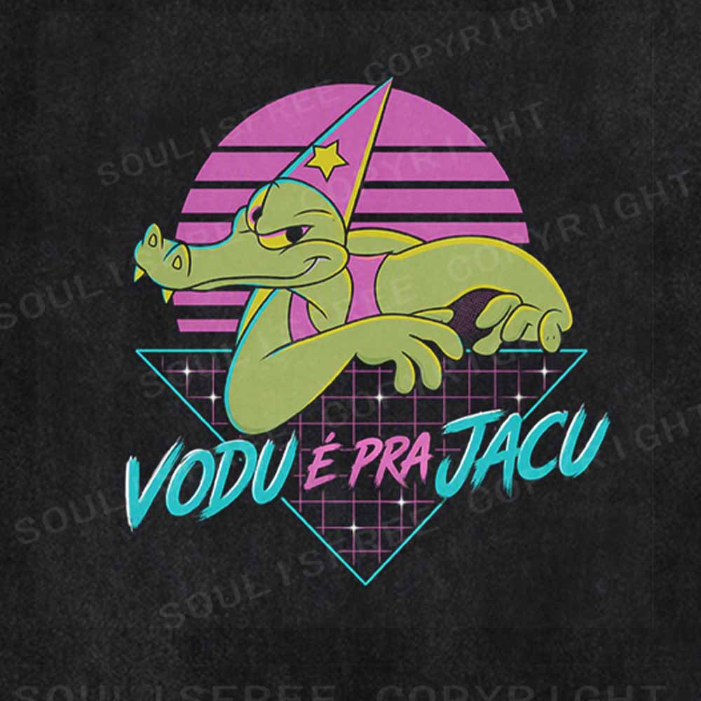 Soulisfree Vaporwave Gator Washed Tee