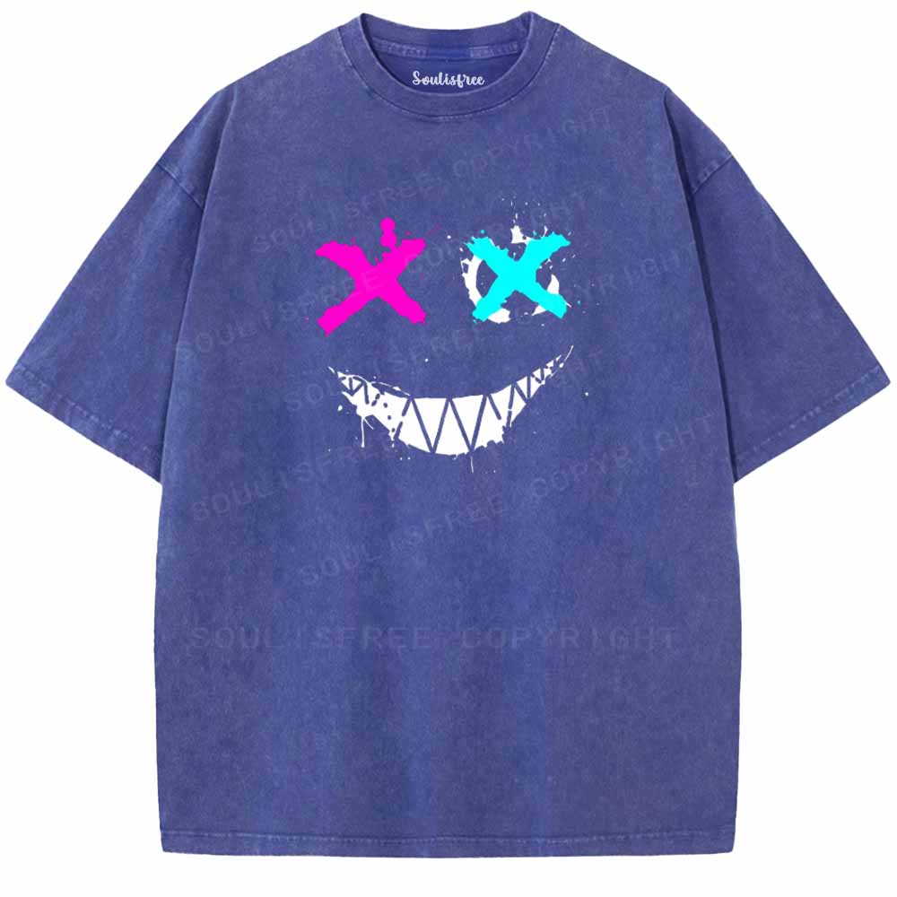 Soulisfree Smiley Washed Tee