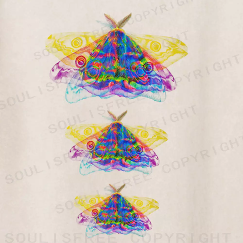 Soulisfree Spectrum of Flutter Washed Tee