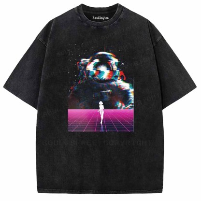 Soulisfree Synthwave Space Dream Washed Tee