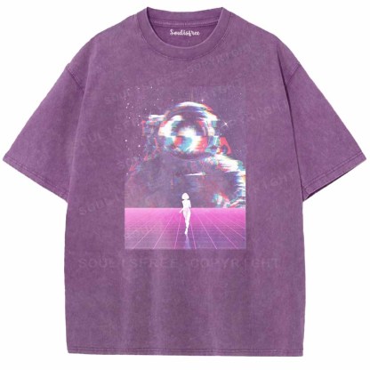 Soulisfree Synthwave Space Dream Washed Tee