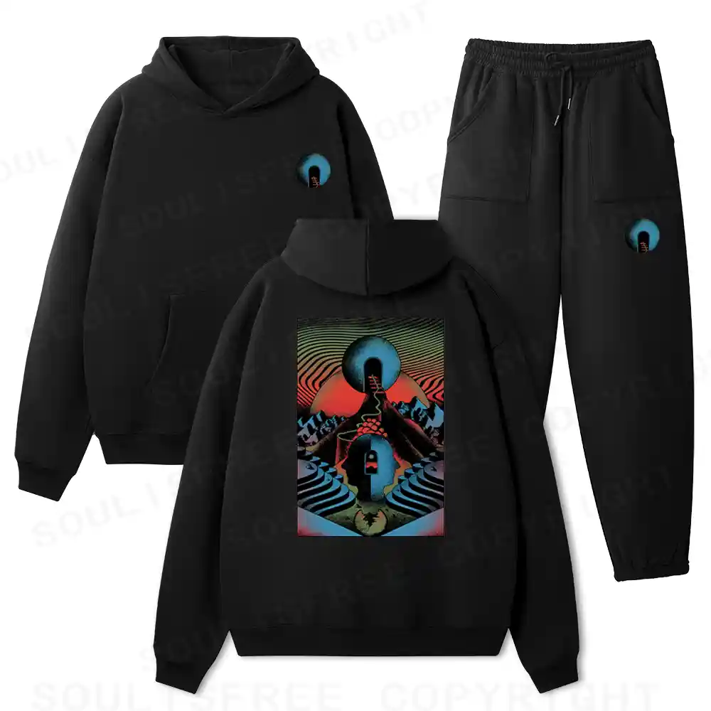 Suspended World Fleece Hoodie Set