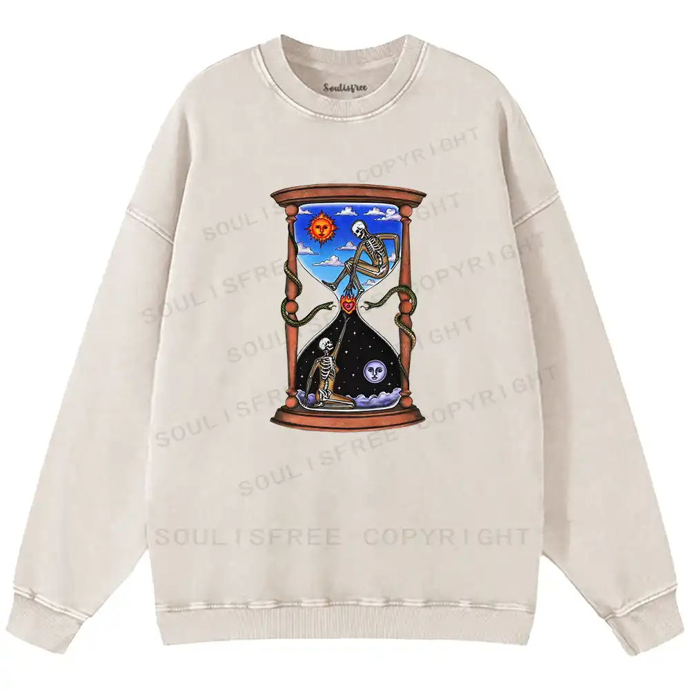 Love Fire Pass Washed Sweatshirts