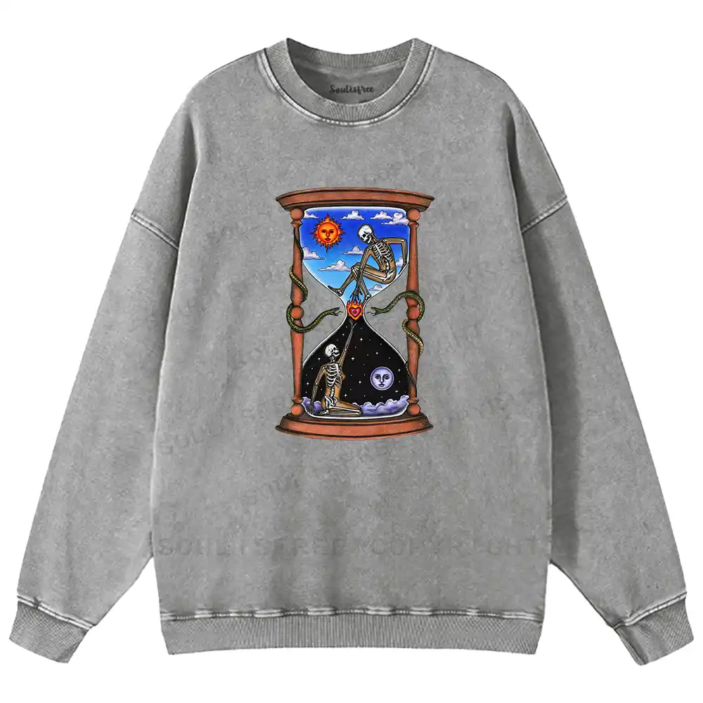 Love Fire Pass Washed Sweatshirts