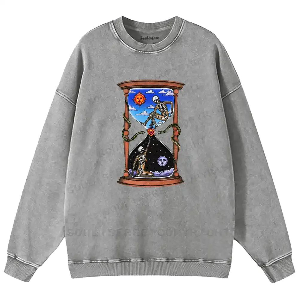 Love Fire Pass Washed Sweatshirts