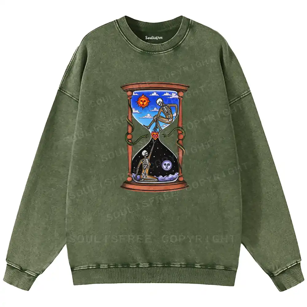 Love Fire Pass Washed Sweatshirts