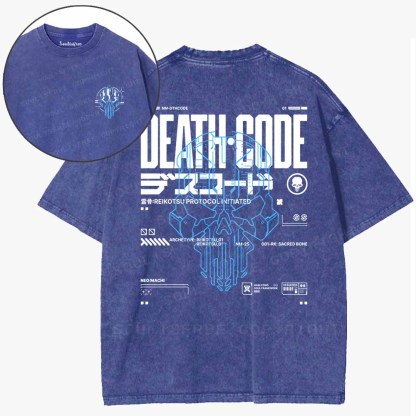 Soulisfree Death Code Protocol Washed Tee