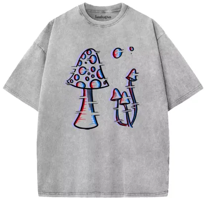 Soulisfree Trippy Toadstools Washed Tee