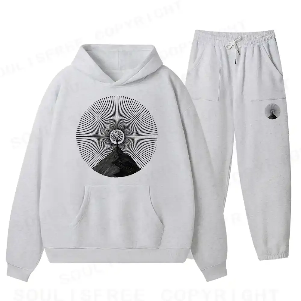 Your Mountain  Fleece Hoodie Set
