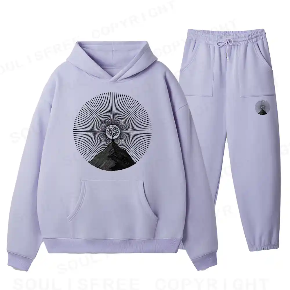 Your Mountain  Fleece Hoodie Set