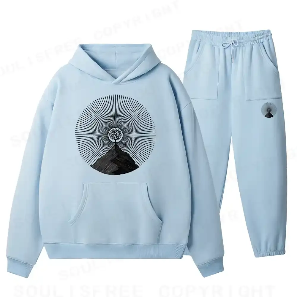 Your Mountain  Fleece Hoodie Set