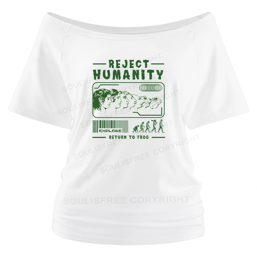 Return To Frog Off Shoulder Top