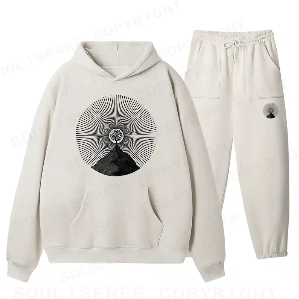 Your Mountain  Fleece Hoodie Set