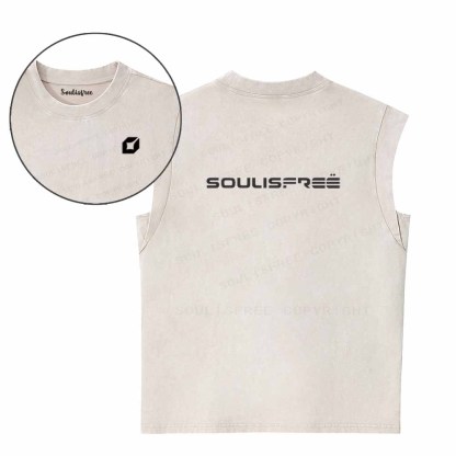 Soulisfree Soul Is Free Women's Washed Tank Top