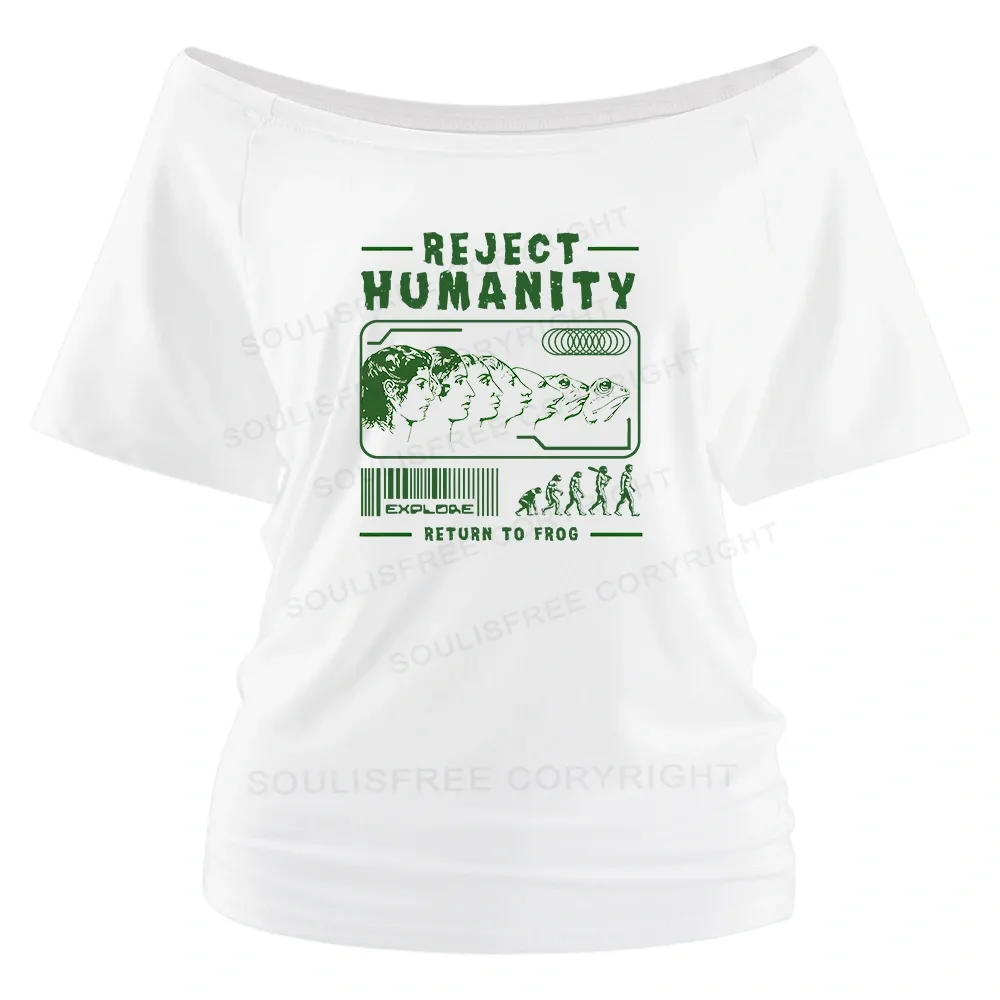 Designed Return To Frog Off Shoulder Top