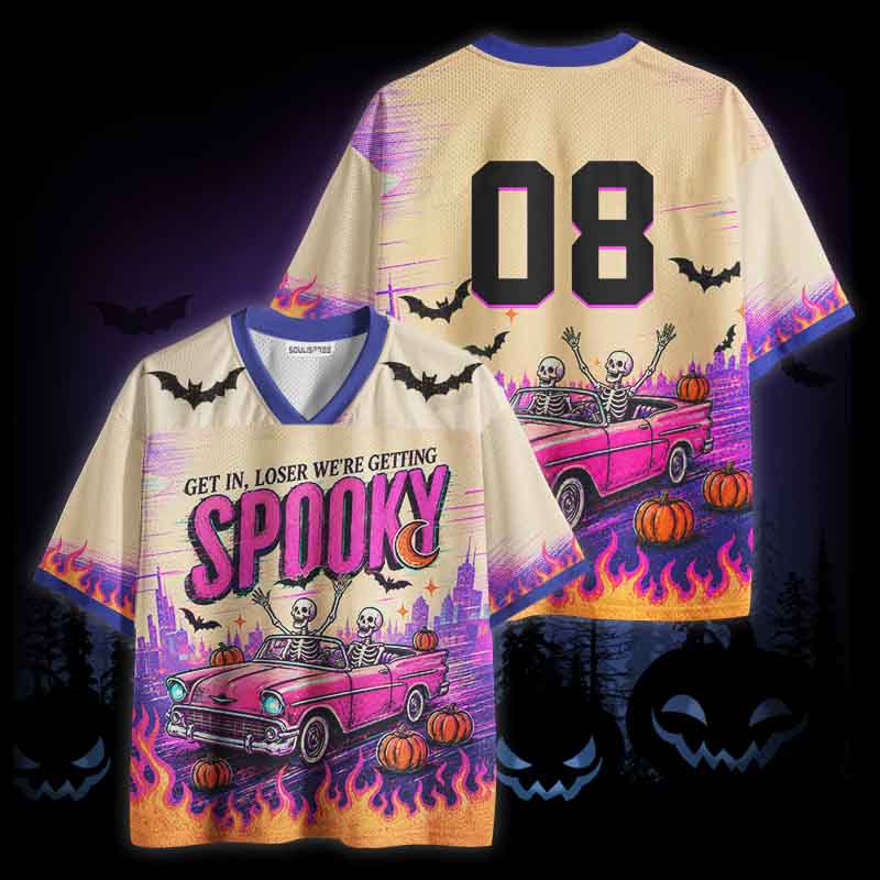 Soulisfree Getting Spooky Mesh Jersey