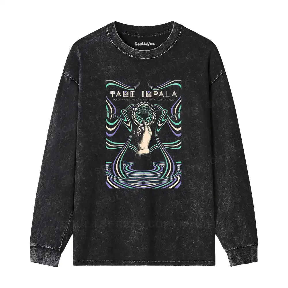 Tame Impala Washed Long Sleeve Shirt