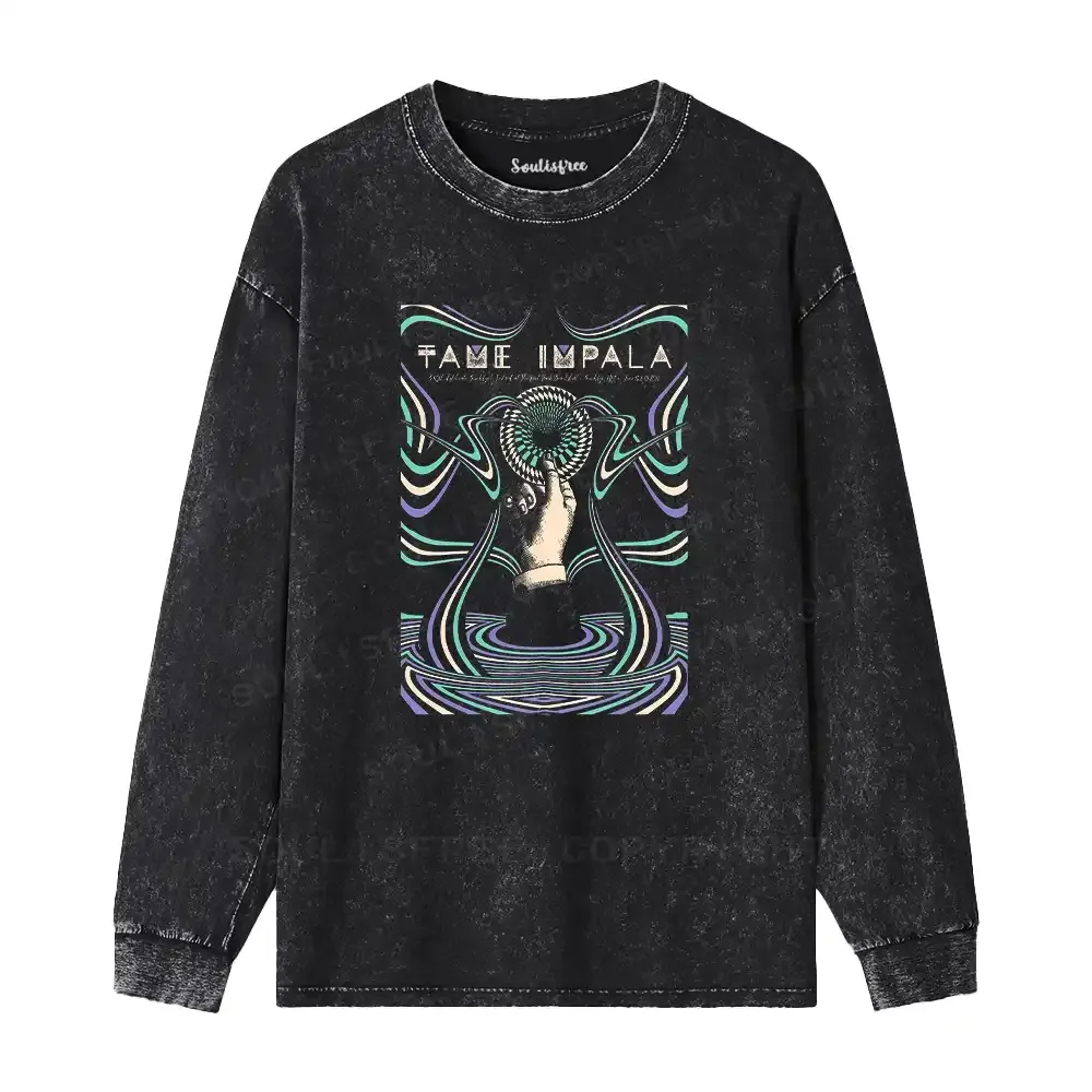 Tame Impala Washed Long Sleeve Shirt