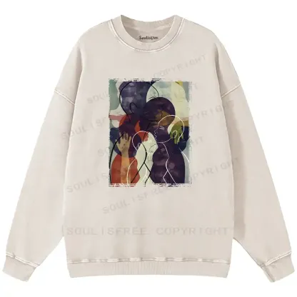 The Sea Of People Rises And Falls Washed Sweatshirts