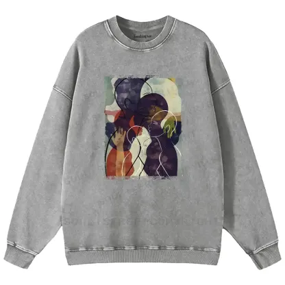 The Sea Of People Rises And Falls Washed Sweatshirts