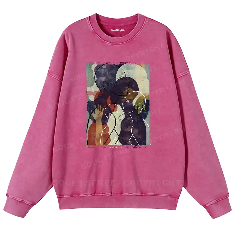 The Sea Of People Rises And Falls Washed Sweatshirts