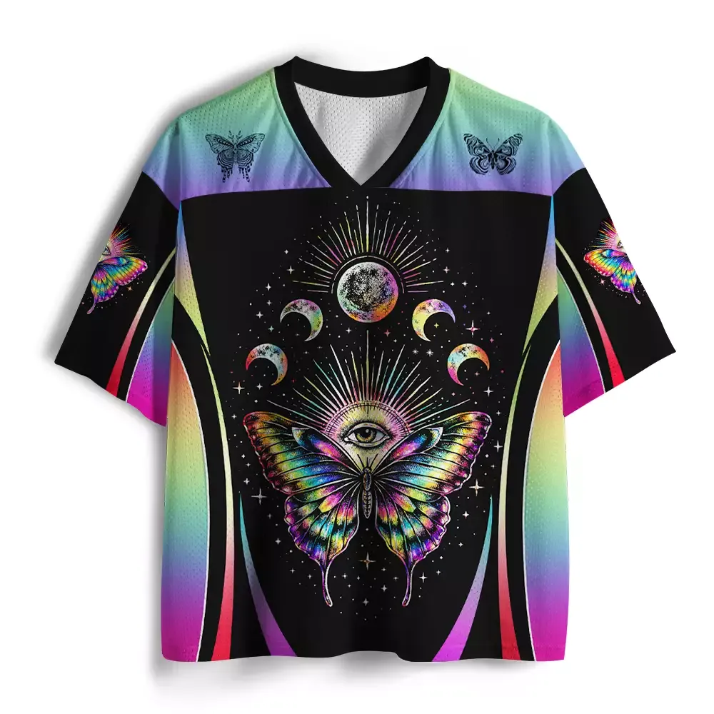 Designed Soulisfree Eyes Open, Soul Unfolding Mesh Jersey