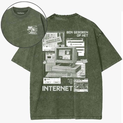 Soulisfree Born On The Internet Washed Tee