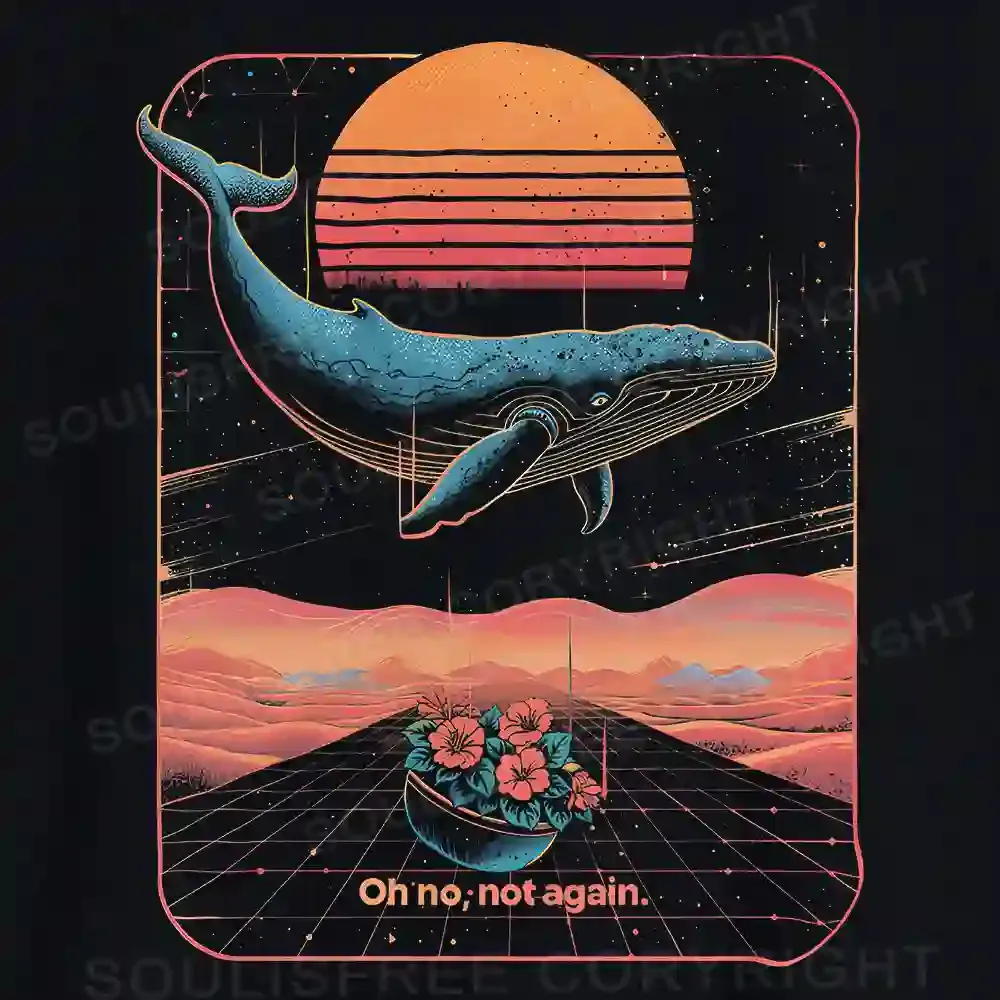 Galactic Lullaby Asymmetrical Top With Side Drawstring