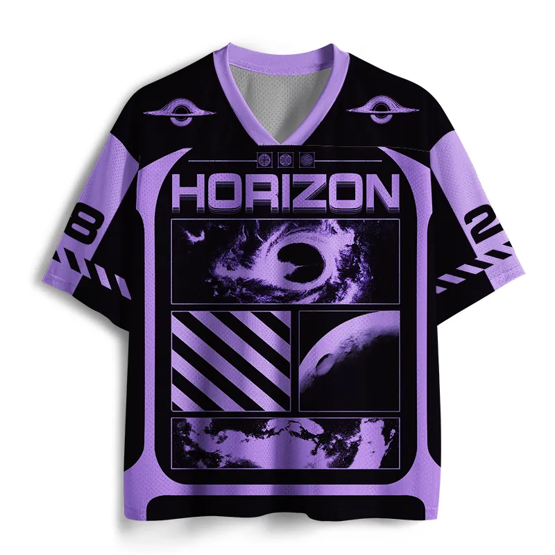 Soulisfree Edge of the Known Parallel Horizon Mesh Jersey