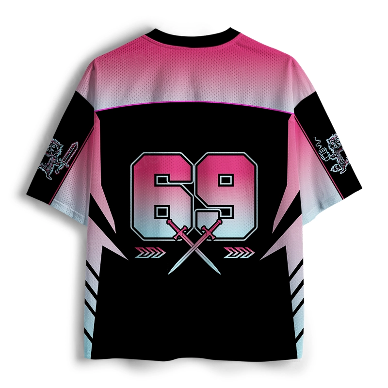 Soulisfree Okay I'm Here Raccoon Warrior Mesh Jersey