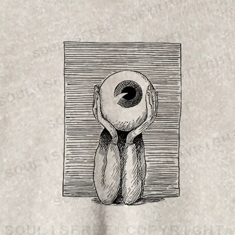 The Eye of the Beholder Washed Cropped Sweatshirt