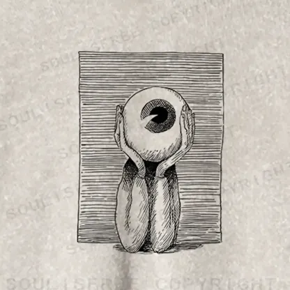 The Eye of the Beholder Washed Cropped Sweatshirt