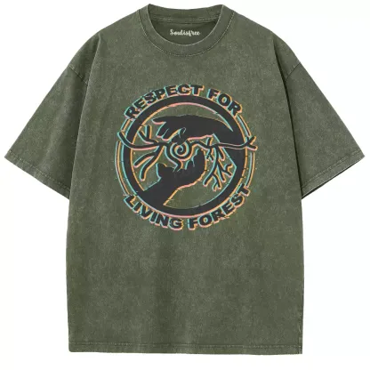 Soulisfree Respect for the Living Forest Washed Tee