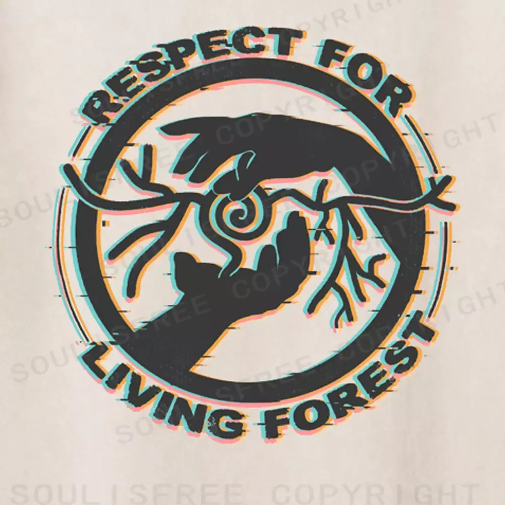 Soulisfree Respect for the Living Forest Washed Tee