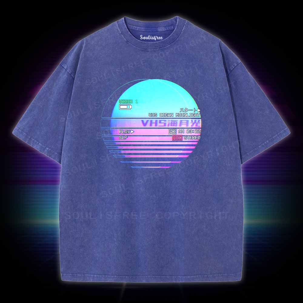 Soulisfree VHS Ocean Moonlight Washed Tee