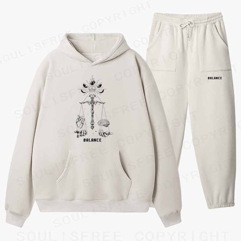 Soulisfree Soul & Mind Celestial Balance Cotton Fleece Hoodie Set