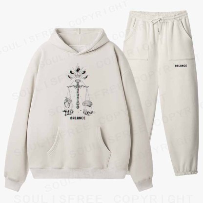 Soulisfree Soul & Mind Celestial Balance Cotton Fleece Hoodie Set