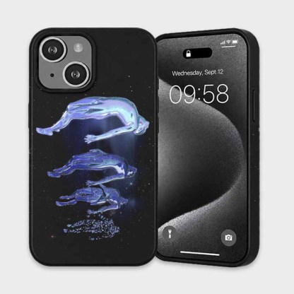 Soulisfree Cosmic Drift Aesthetic Matte Phone Case