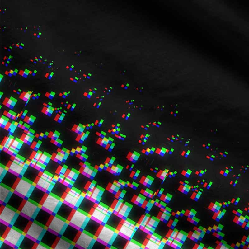 Soulisfree Broken Signal Fuzzy Cardigan Sweater 