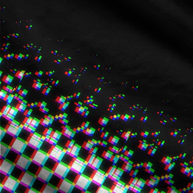 Soulisfree Broken Signal Fuzzy Cardigan Sweater 
