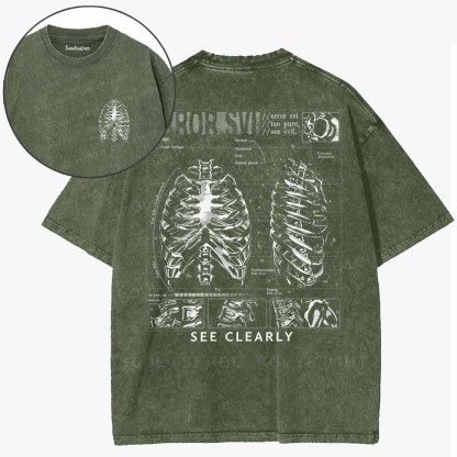Soulisfree Anatomy Of Truth Washed Tee