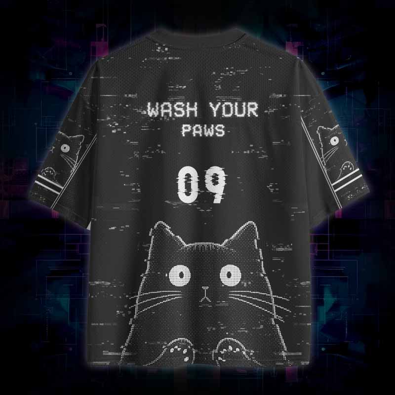 Soulisfree WASH YOUR LITTLE PAWS Mesh Jersey