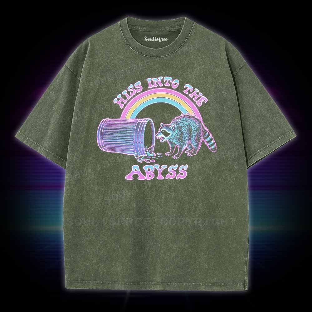 Soulisfree Hiss Into the Abyss Washed Tee