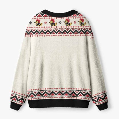 Soulisfree Little Rebels, Big Attitude Fuzzy Cardigan Sweater