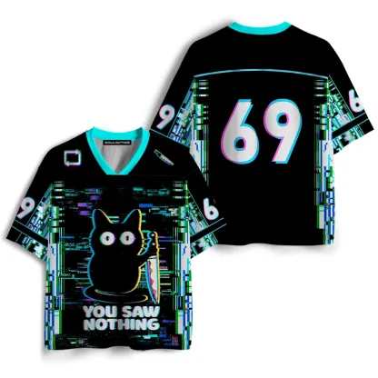 Soulisfree YOU SAW NOTHING Mesh Jersey