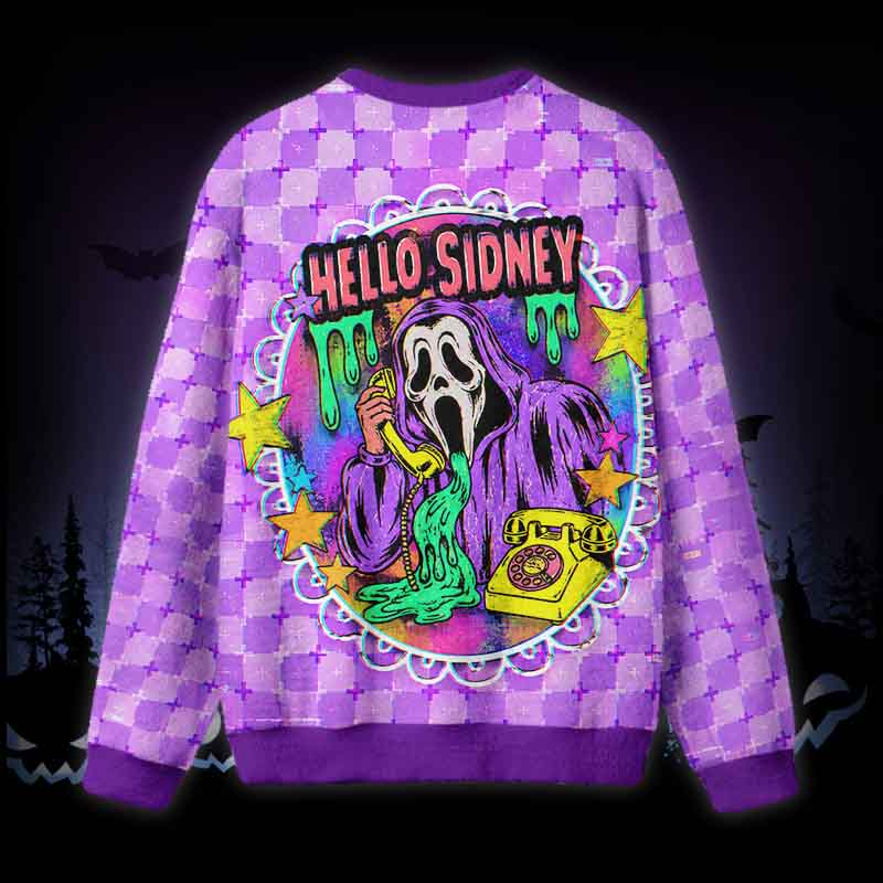 Soulisfree Hello Sydney Fuzzy Crewneck Sweater