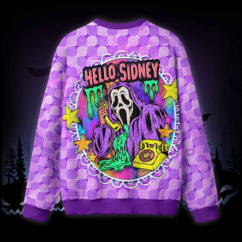 Soulisfree Hello Sydney Fuzzy Crewneck Sweater