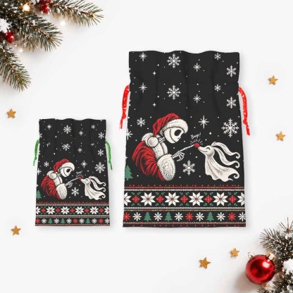 Soulisfree  Nightmare Christmas Christmas Gift Pouch
