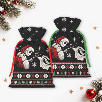 Soulisfree  Nightmare Christmas Christmas Gift Pouch